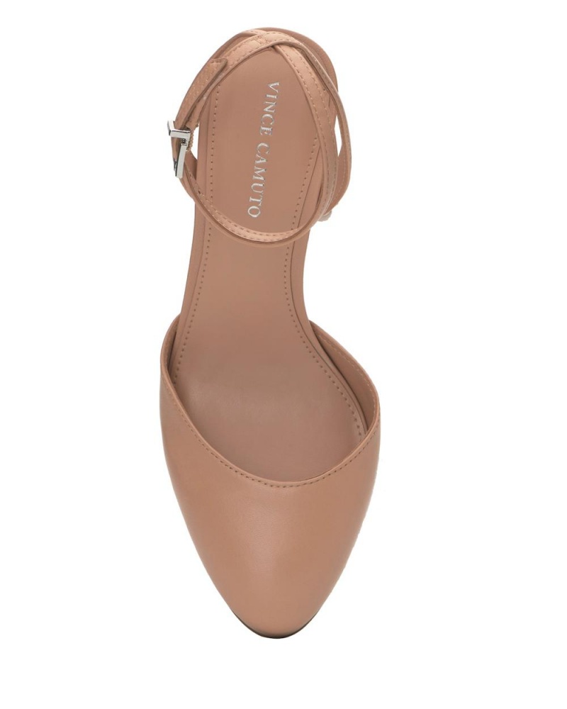 Vince Camuto Patrissya Platforme Podpätky Damske Hnedožltý | DQAC-29465