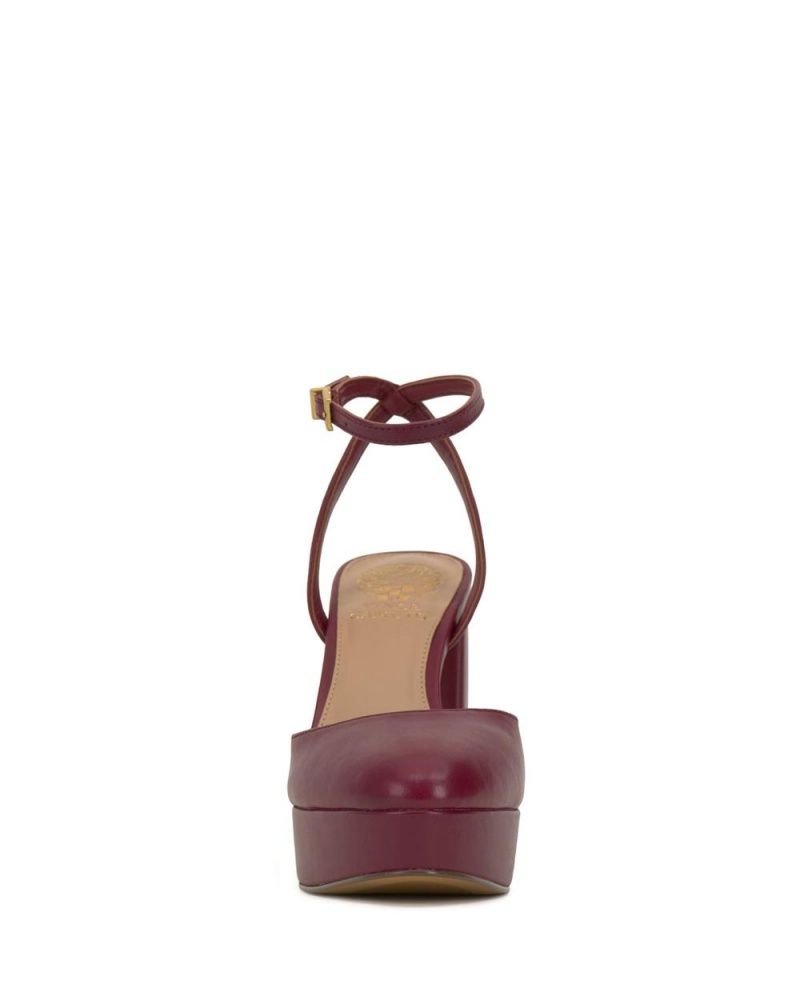 Vince Camuto Patrissya Platforme Podpätky Damske Červené | TMGE-92856