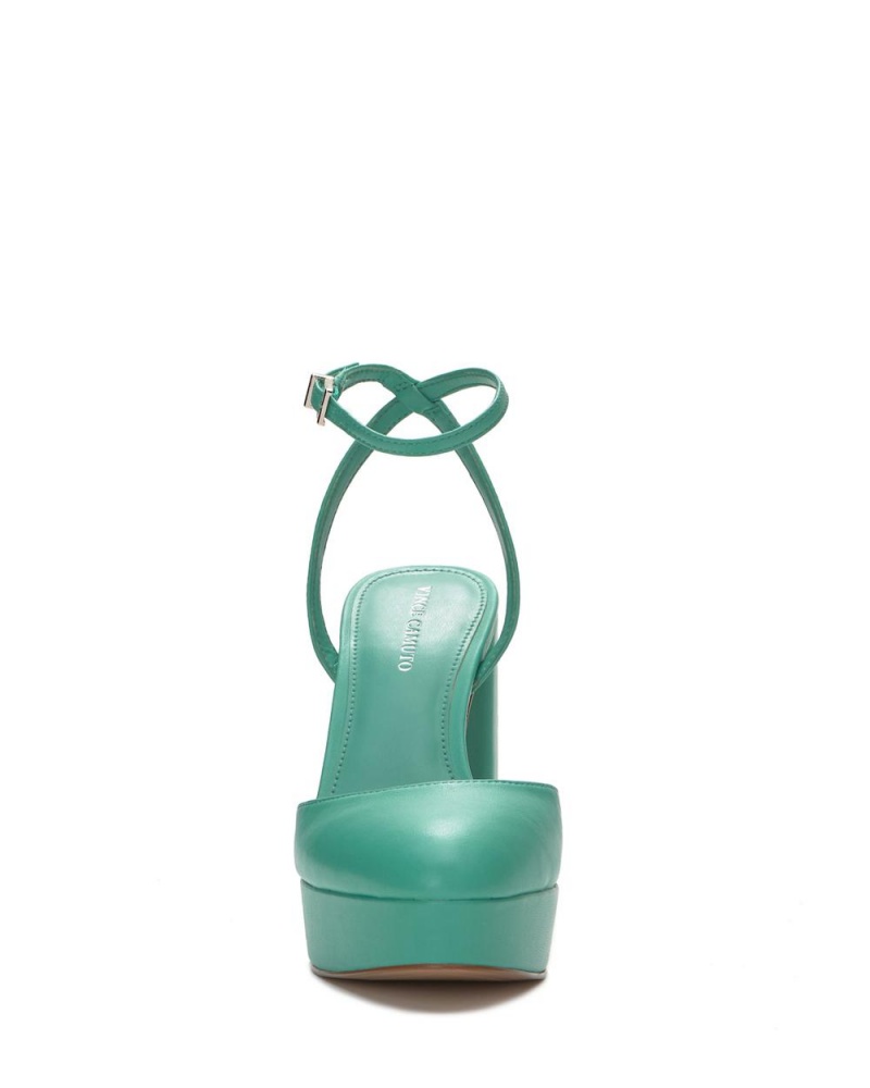 Vince Camuto Patrissya Platforme Podpätky Damske Tyrkysové | BDFE-43217