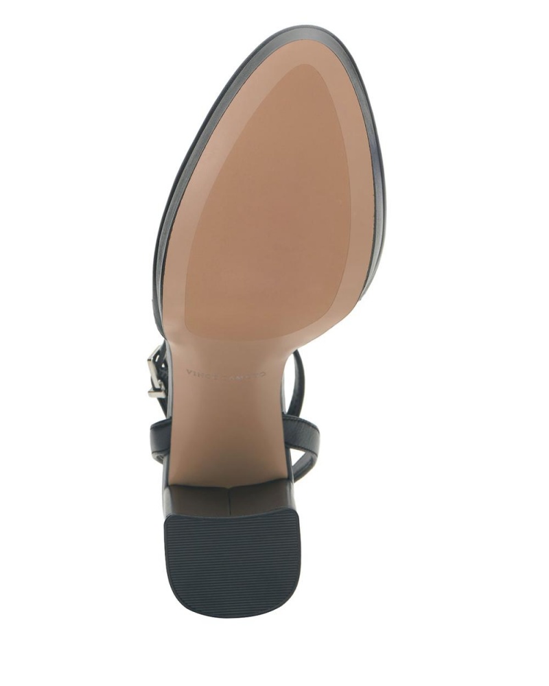 Vince Camuto Patrissya Topanky Na Platforme Damske Čierne | GWTR-45397