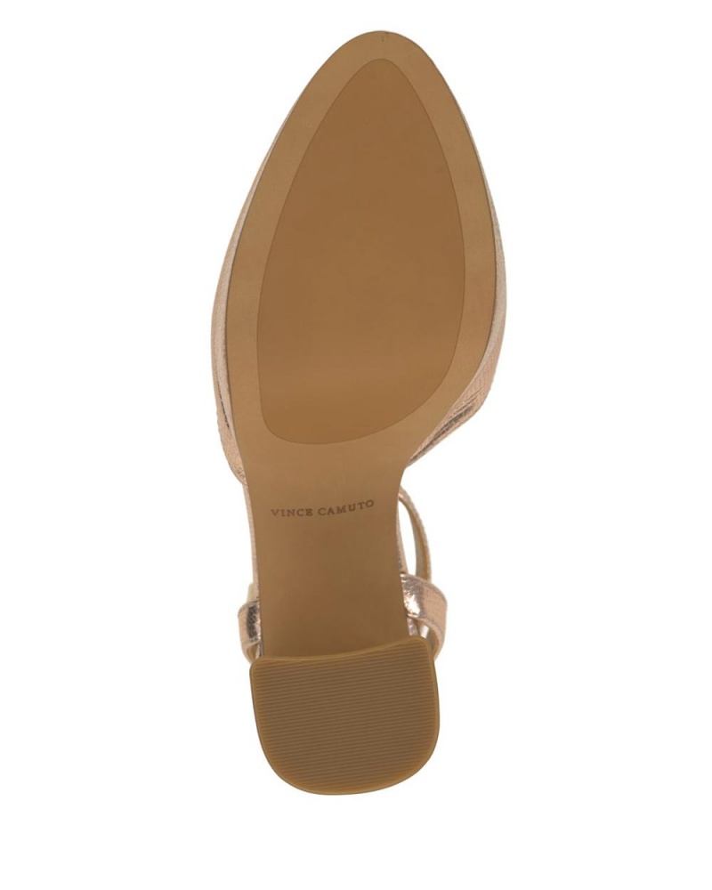 Vince Camuto Patrissya Topanky Na Platforme Damske Hnedožltý | ASHK-92573