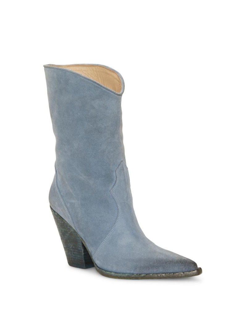 Vince Camuto Pattia Kozene Cizmy Damske Modre | EPYZ-62941