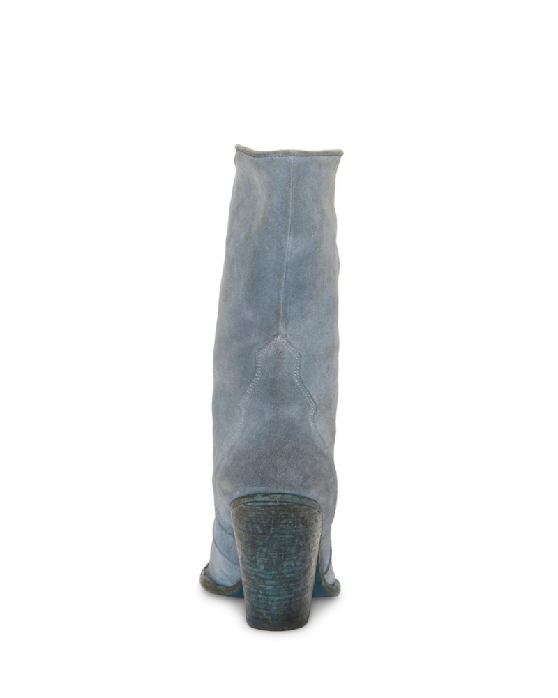 Vince Camuto Pattia Kozene Cizmy Damske Modre | EPYZ-62941
