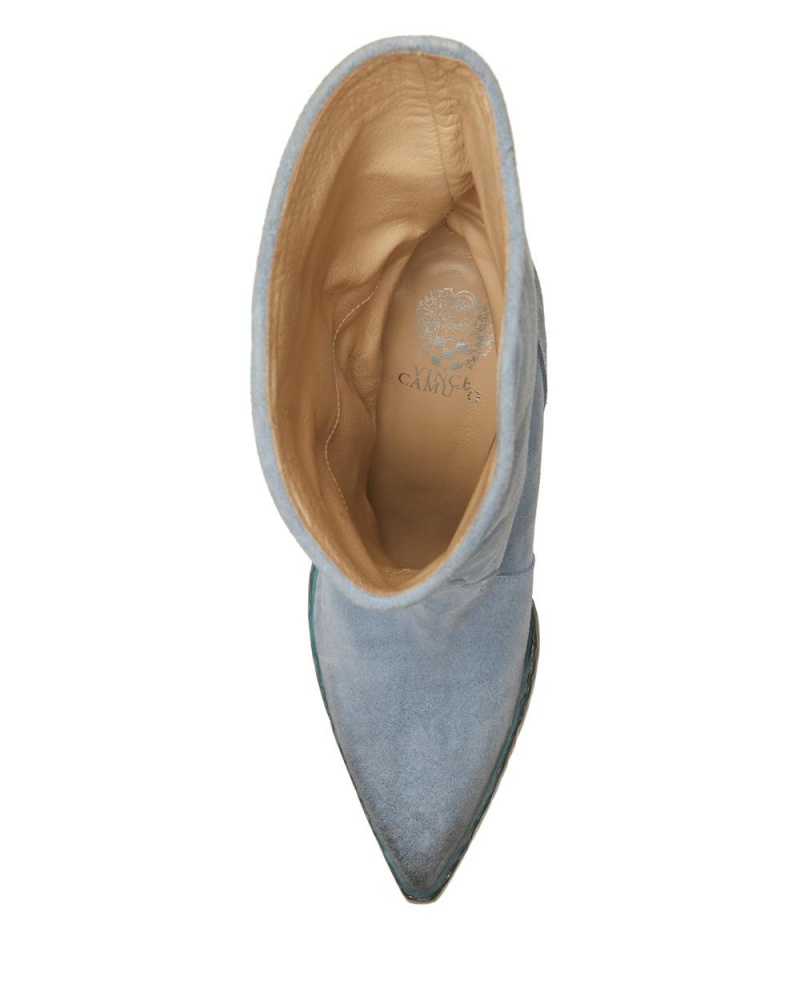 Vince Camuto Pattia Kozene Cizmy Damske Modre | EPYZ-62941