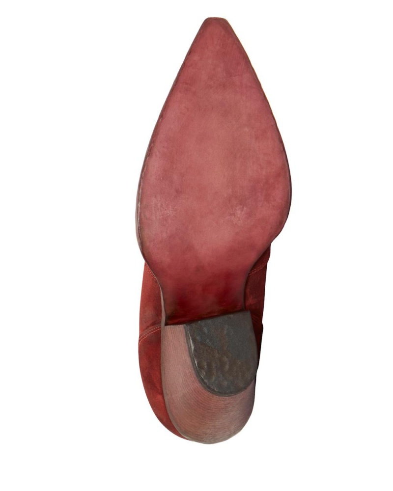 Vince Camuto Pattia Kozene Cizmy Damske Bordove | VLHD-01746