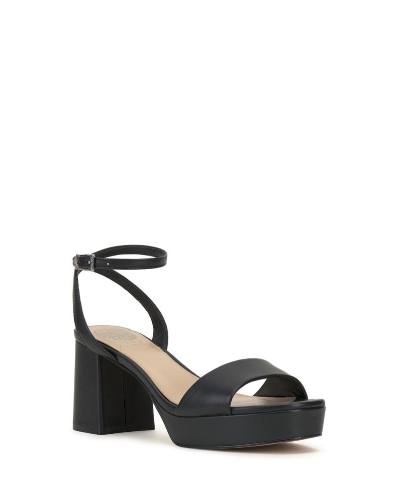 Vince Camuto Pendreya Platforme Sandale Damske Čierne | HGYA-29374