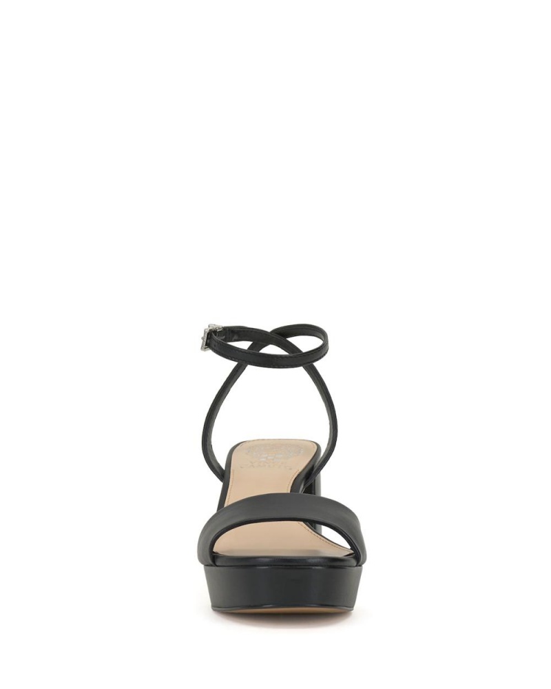 Vince Camuto Pendreya Platforme Sandale Damske Čierne | HGYA-29374