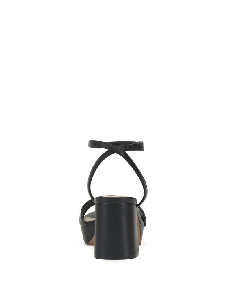 Vince Camuto Pendreya Platforme Sandale Damske Čierne | HGYA-29374