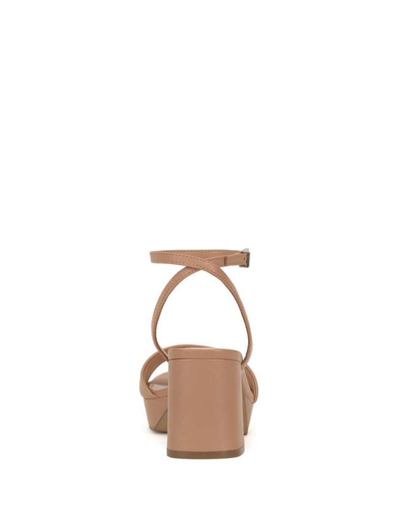 Vince Camuto Pendreya Platforme Sandale Damske Béžové | JUBQ-31486