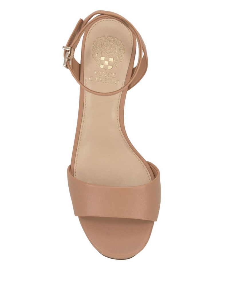 Vince Camuto Pendreya Platforme Sandale Damske Béžové | JUBQ-31486