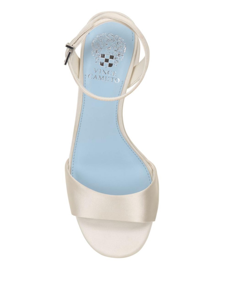 Vince Camuto Pendreya Platforme Topanky Na Platforme Damske Biele | ZQJW-54268