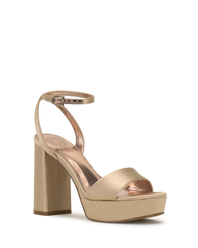 Vince Camuto Pendry Platforme Heel Sandale Damske Hnedožltý | FYGA-65097