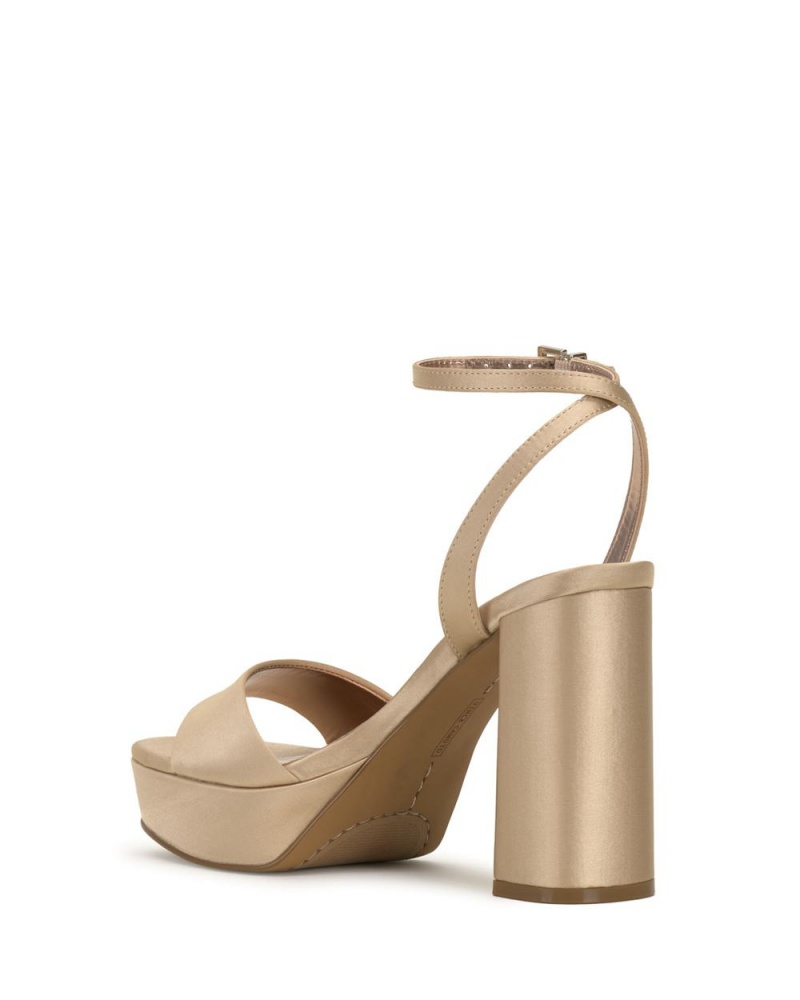 Vince Camuto Pendry Platforme Heel Sandale Damske Hnedožltý | FYGA-65097