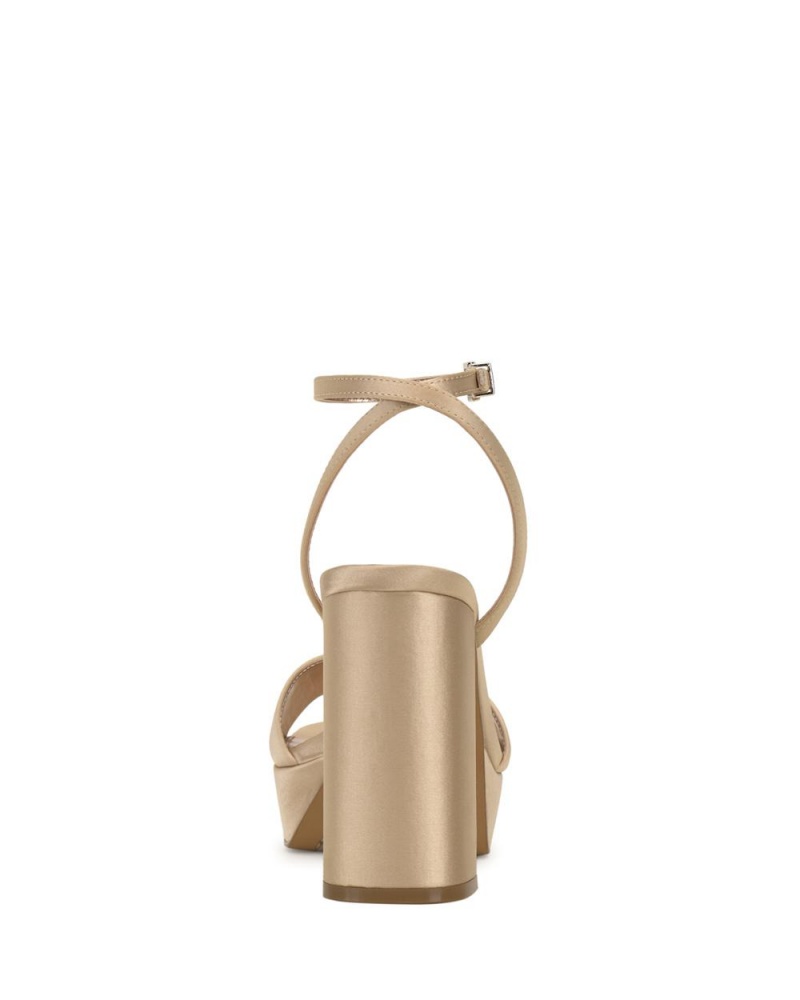 Vince Camuto Pendry Platforme Heel Sandale Damske Hnedožltý | FYGA-65097