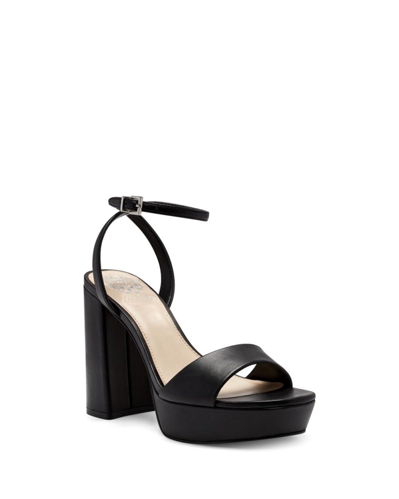 Vince Camuto Pendry Platforme Topanky Na Platforme Damske Čierne | BGPC-40925