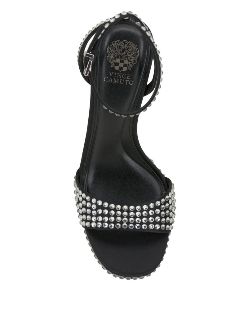 Vince Camuto Pendrys Platforme Heel Topanky Na Platforme Damske Čierne | VQLE-65473