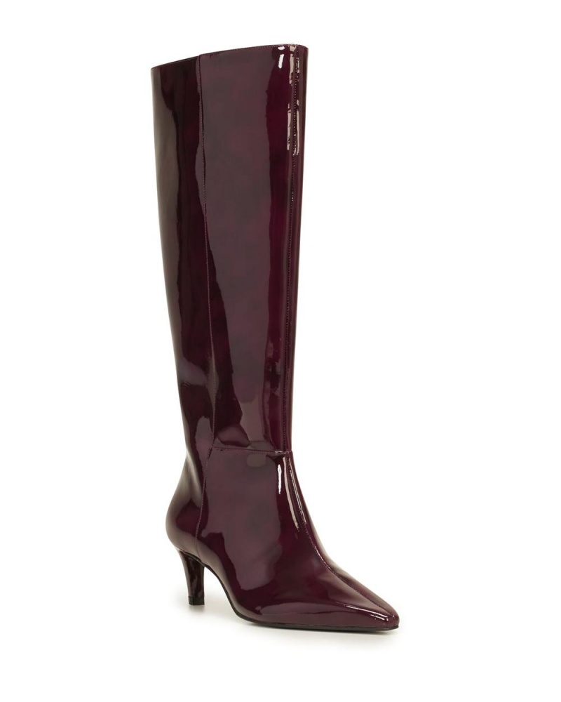 Vince Camuto Quacia Vysoke Cizmy Damske Bordove | QICN-58936
