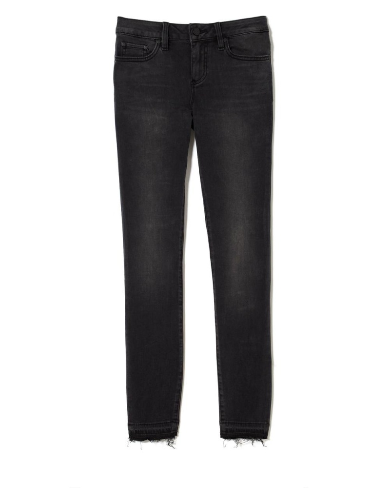 Vince Camuto Raw-Hem Jeans Nohavice Damske Tmavo Siva | VMTA-27164