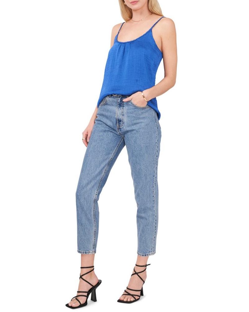 Vince Camuto Ruched Braid-Detail Tielko Damske Modre | LAVD-87610