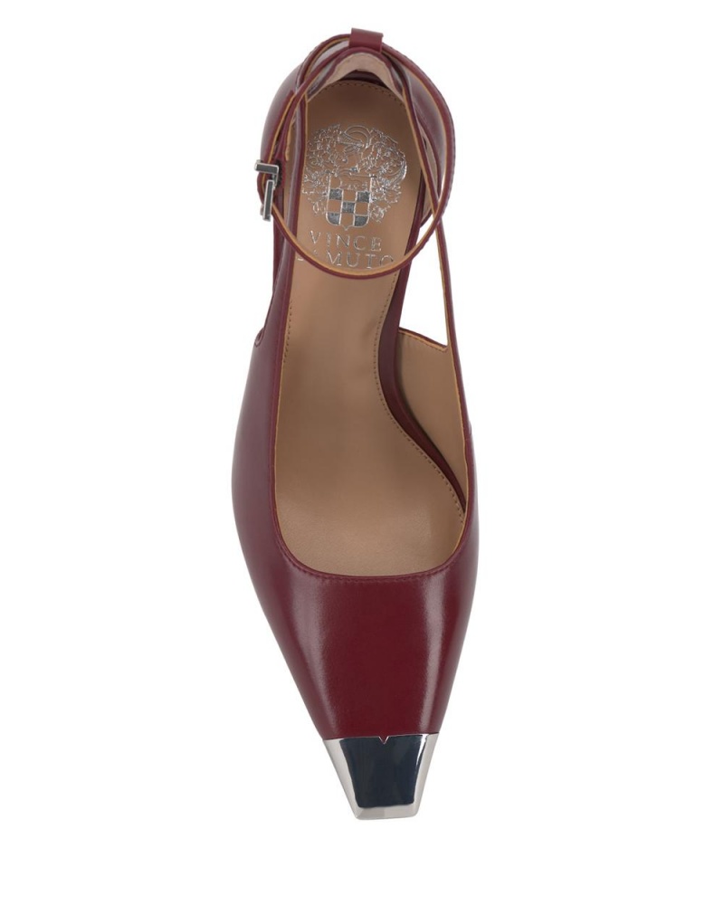 Vince Camuto Sachel Podpätky Damske Červené Strieborne | HYLW-48952