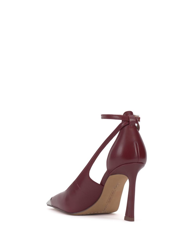 Vince Camuto Sachel Podpätky Damske Červené Strieborne | HYLW-48952