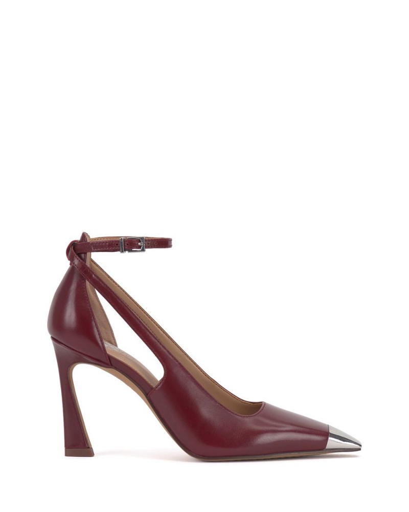 Vince Camuto Sachel Podpätky Damske Červené Strieborne | HYLW-48952
