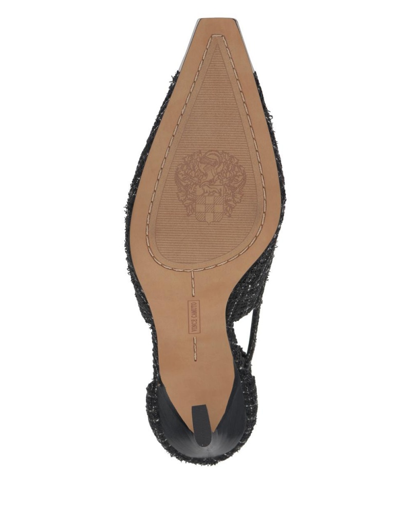 Vince Camuto Sachel Podpätky Damske Čierne Strieborne | ZRAX-96270