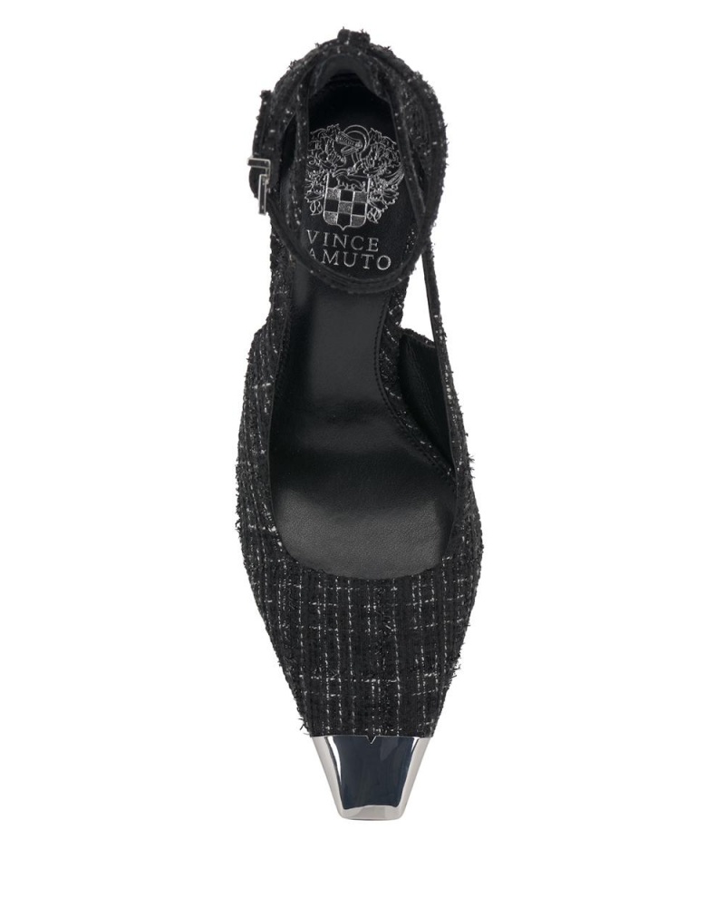 Vince Camuto Sachel Podpätky Damske Čierne Strieborne | ZRAX-96270
