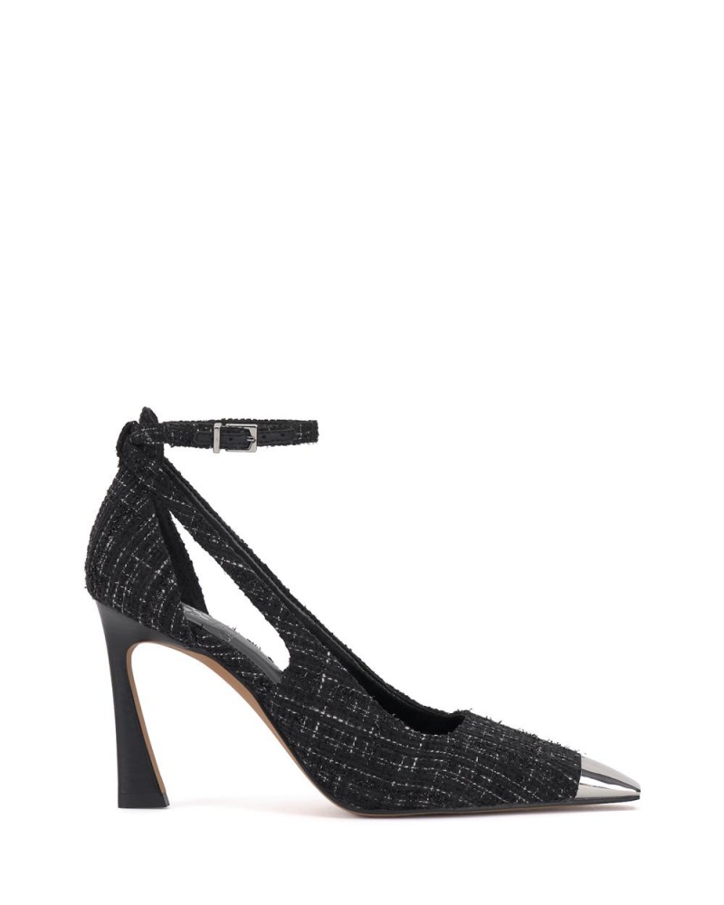 Vince Camuto Sachel Podpätky Damske Čierne Strieborne | ZRAX-96270