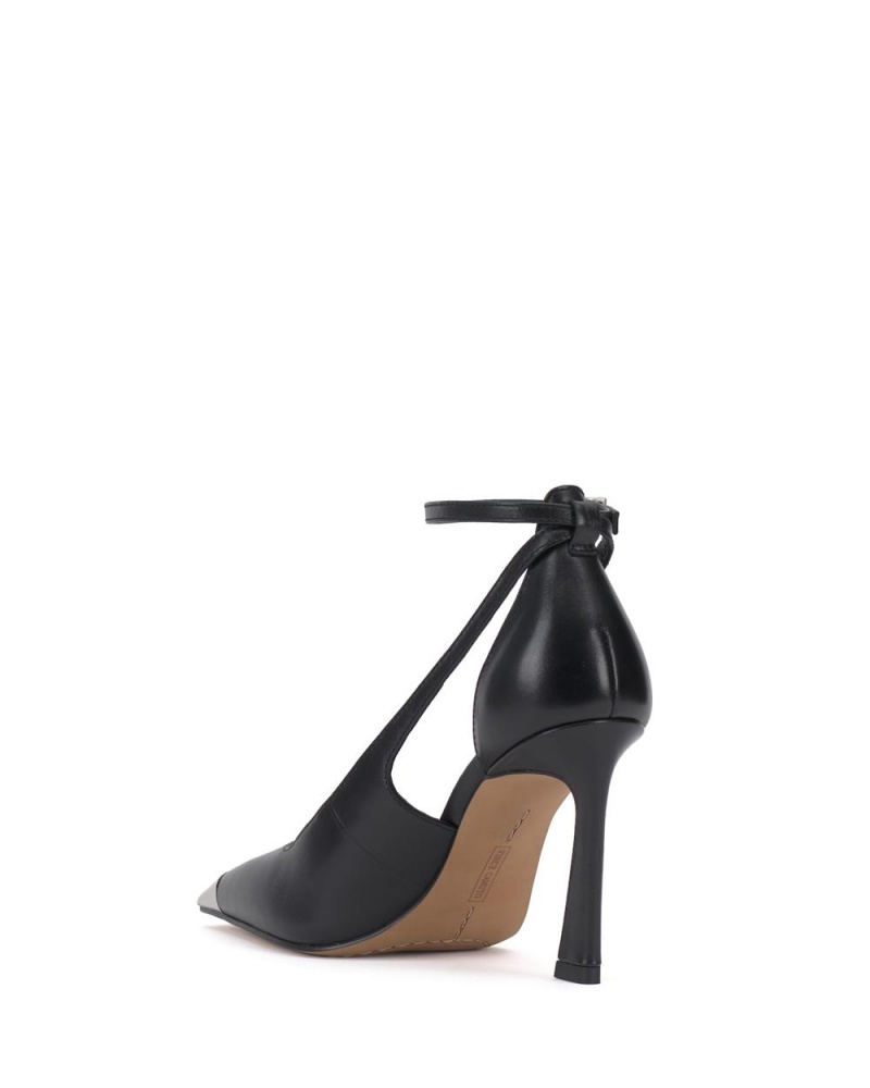 Vince Camuto Sachel Podpätky Damske Čierne Strieborne | XTHL-60152