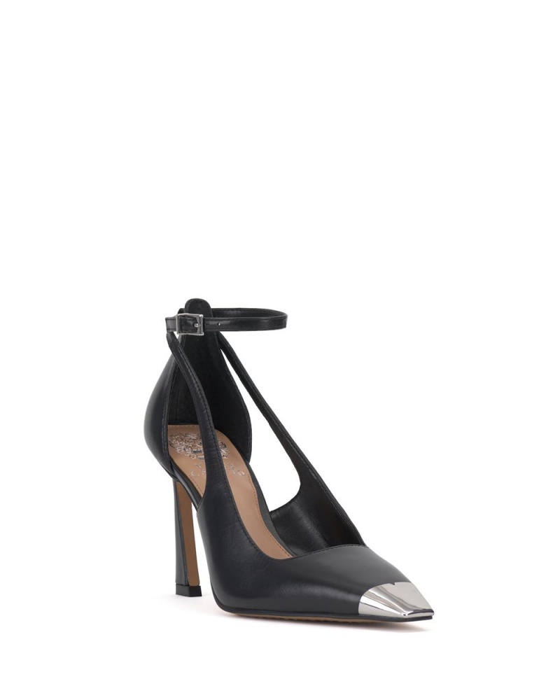 Vince Camuto Sachel Podpätky Damske Čierne Strieborne | XTHL-60152