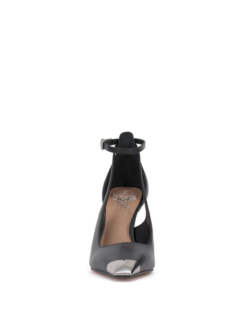 Vince Camuto Sachel Podpätky Damske Čierne Strieborne | XTHL-60152