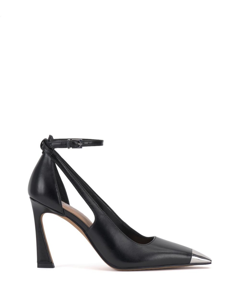 Vince Camuto Sachel Podpätky Damske Čierne Strieborne | XTHL-60152