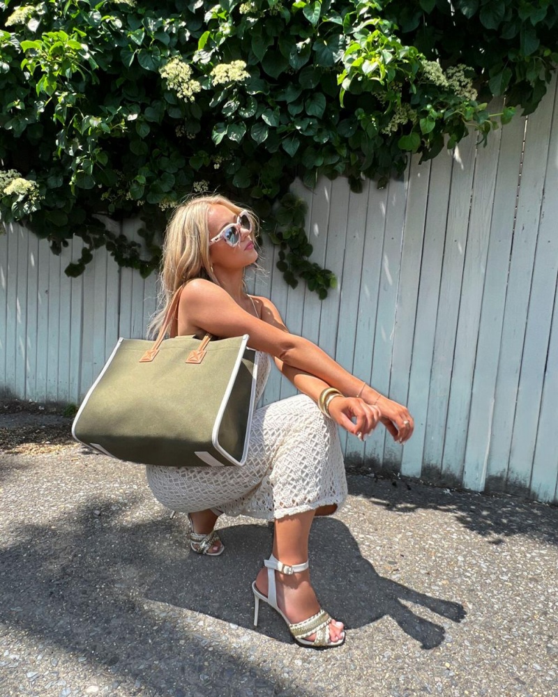 Vince Camuto Saly Prenosná Taška Damske Tmavo Zelene | LHUO-01397