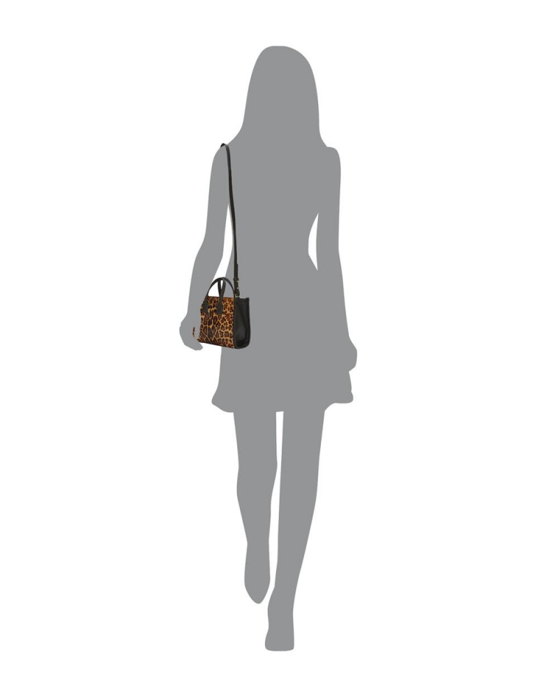 Vince Camuto Saly Small Prenosná Taška Damske Leopardie | ZELT-10476