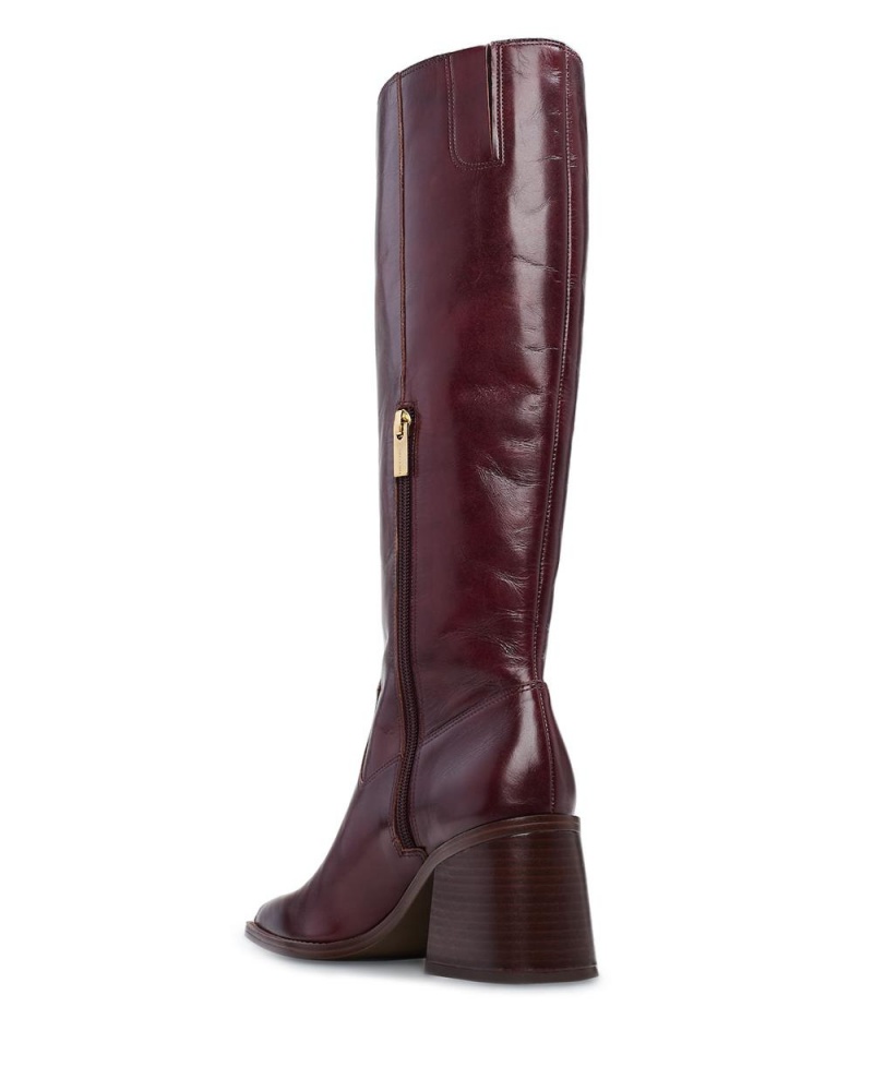 Vince Camuto Sangeti Siroke Topanky-Calf Vysoke Cizmy Damske Hnede Tmavo | MXDV-72350