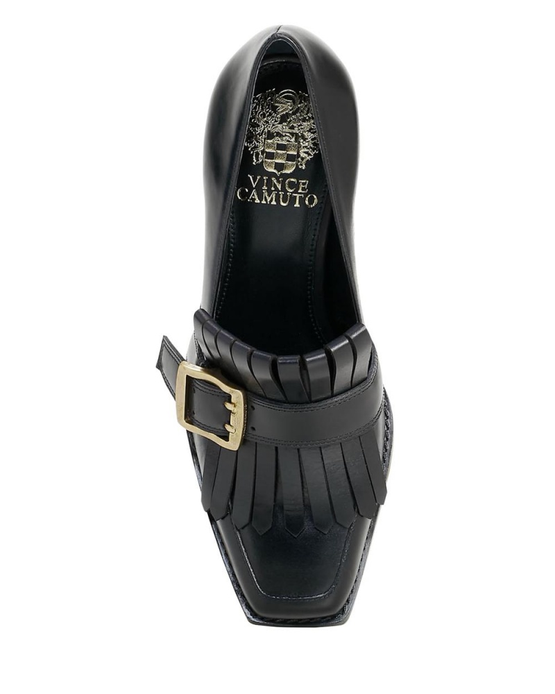 Vince Camuto Sedna Mokasiny Damske Čierne | CNMU-67903