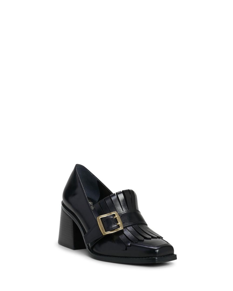 Vince Camuto Sedna Mokasiny Damske Čierne | CNMU-67903