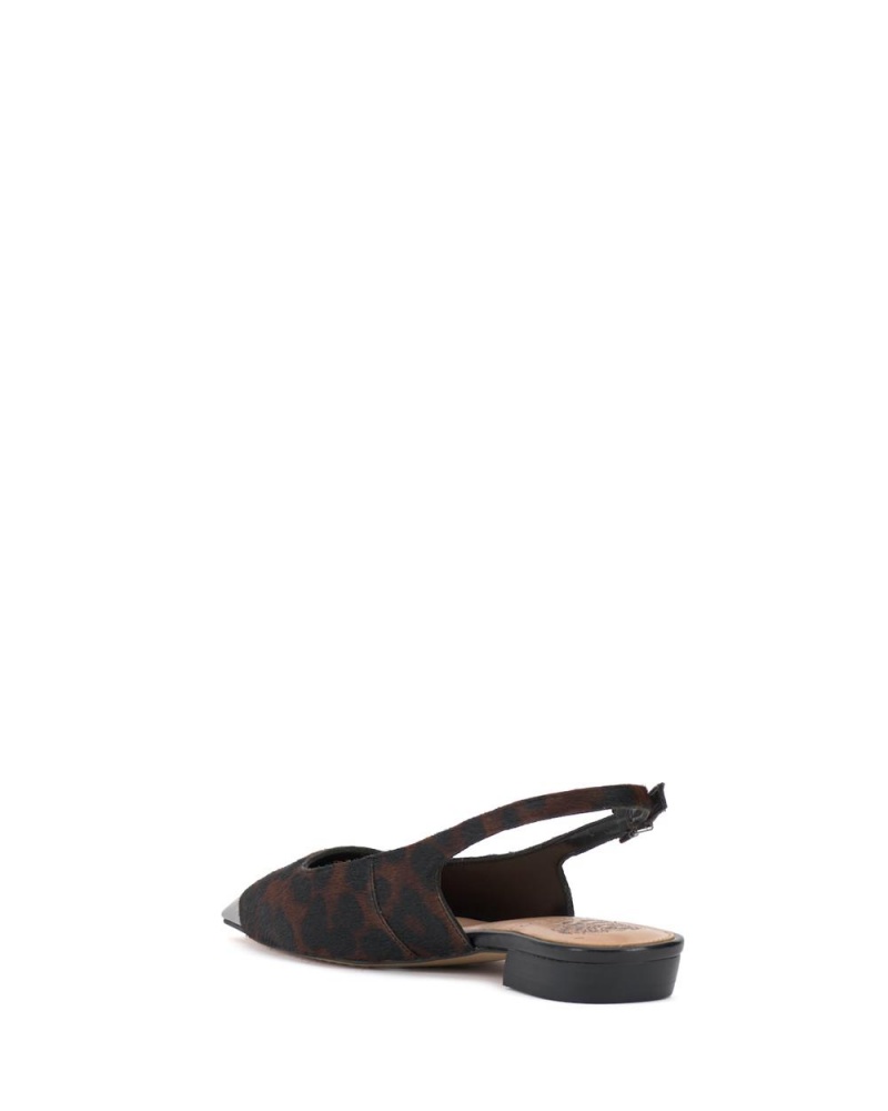Vince Camuto Sellyn Singback Obuv pre Ploche Nohy Damske Tmavo Leopardie | CTRV-13769