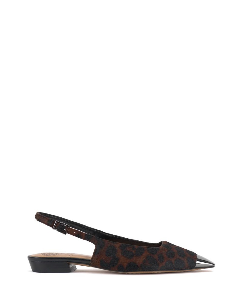 Vince Camuto Sellyn Singback Obuv pre Ploche Nohy Damske Tmavo Leopardie | CTRV-13769