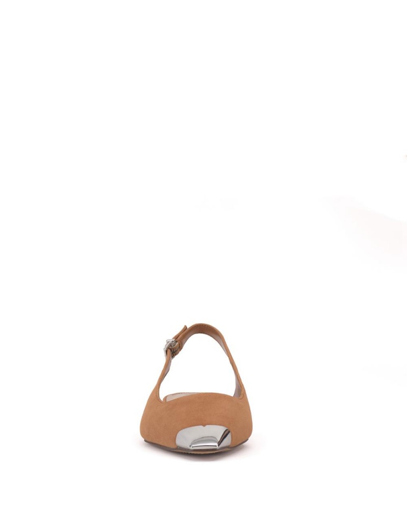 Vince Camuto Sellyn Slingback Obuv pre Ploche Nohy Damske Strieborne | MOWL-46893
