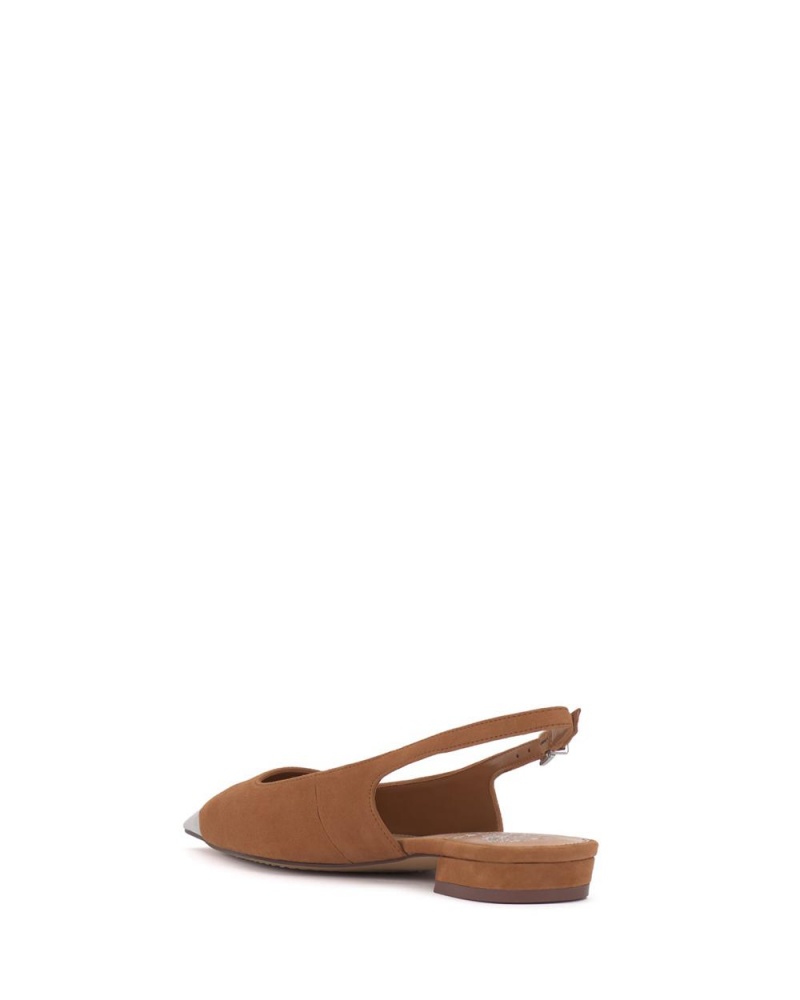 Vince Camuto Sellyn Slingback Obuv pre Ploche Nohy Damske Strieborne | MOWL-46893