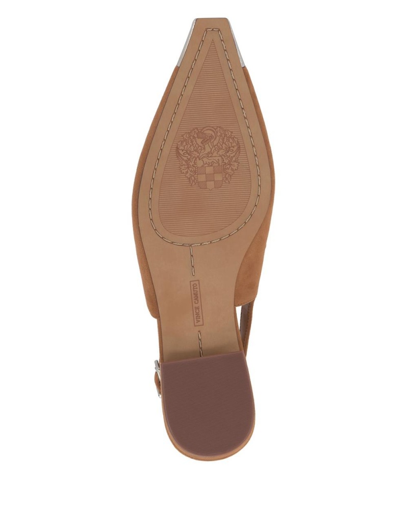 Vince Camuto Sellyn Slingback Obuv pre Ploche Nohy Damske Strieborne | MOWL-46893