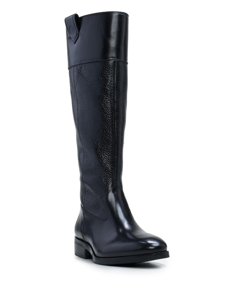 Vince Camuto Selpisa Extra Siroke Topanky-Calf Vysoke Cizmy Damske Čierne | OEPQ-36702