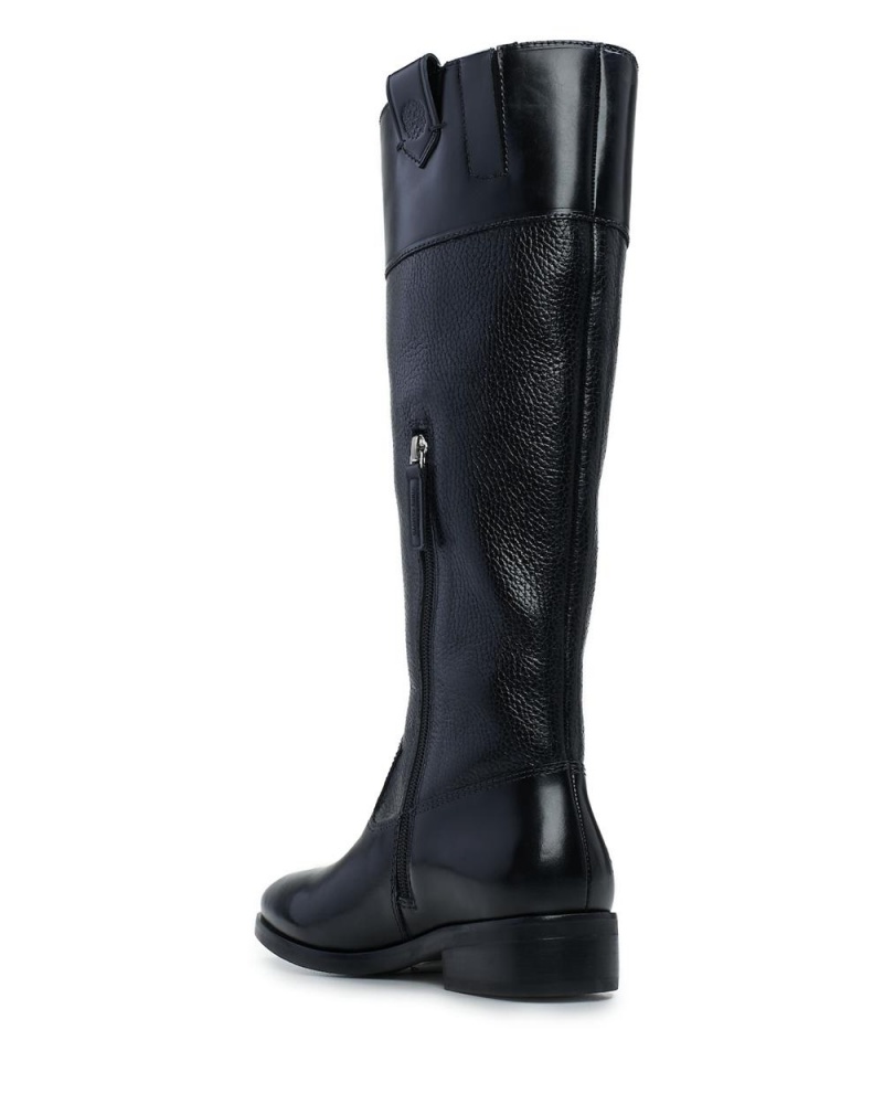 Vince Camuto Selpisa Extra Siroke Topanky-Calf Vysoke Cizmy Damske Čierne | OEPQ-36702