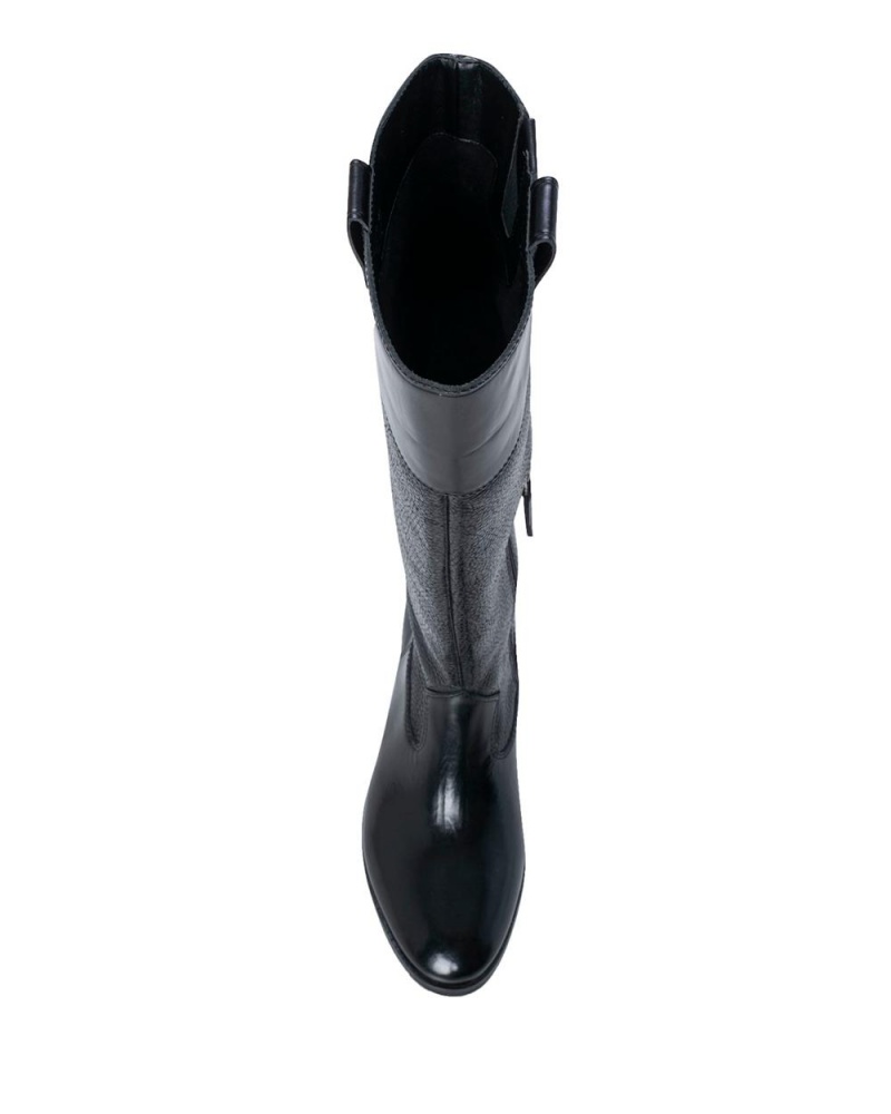 Vince Camuto Selpisa Extra Siroke Topanky-Calf Vysoke Cizmy Damske Čierne | OEPQ-36702