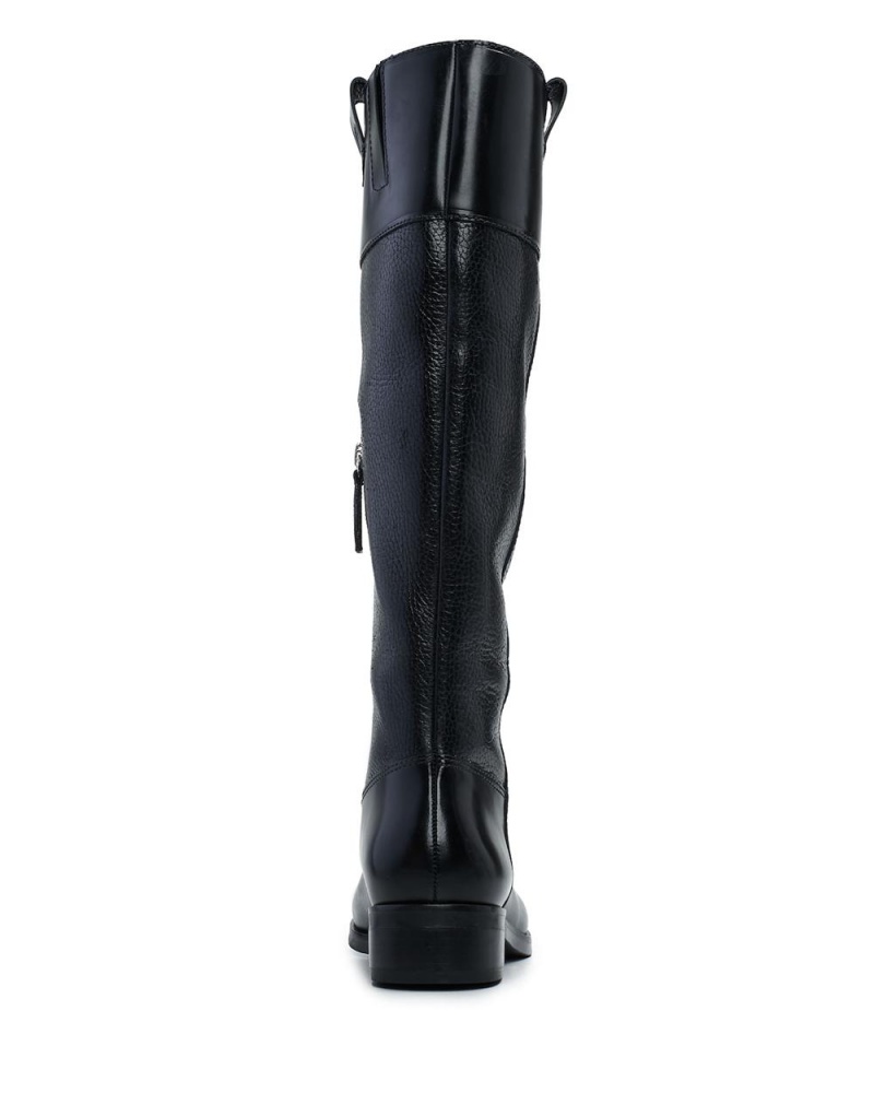 Vince Camuto Selpisa Extra Siroke Topanky-Calf Vysoke Cizmy Damske Čierne | OEPQ-36702
