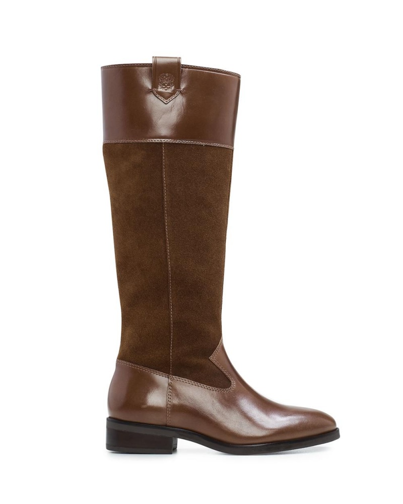 Vince Camuto Selpisa Vysoke Cizmy Damske Hnede | YVBK-73851