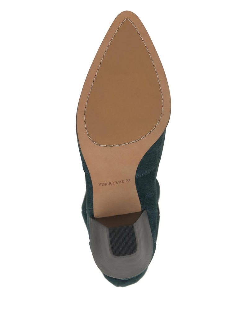 Vince Camuto Sensenny Kotnikove Topanky Damske Evergreen Suede | EFLO-57062