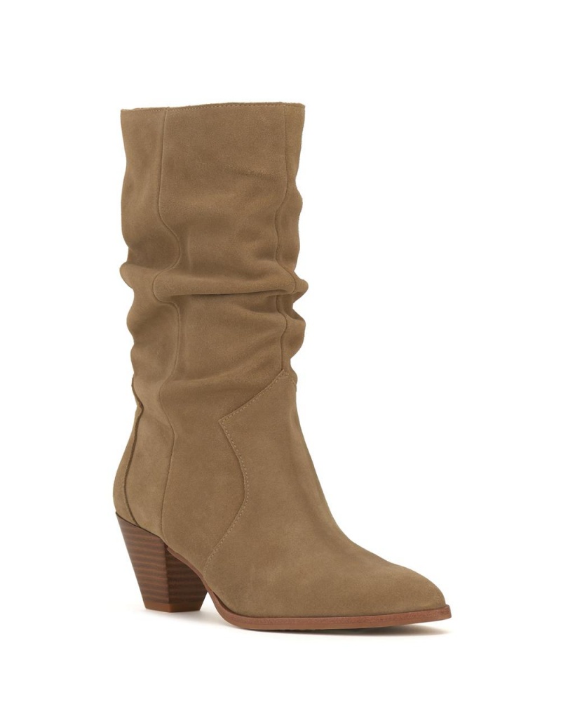 Vince Camuto Sensenny Kotnikove Topanky Damske New Tortilla Suede | XSFR-09821